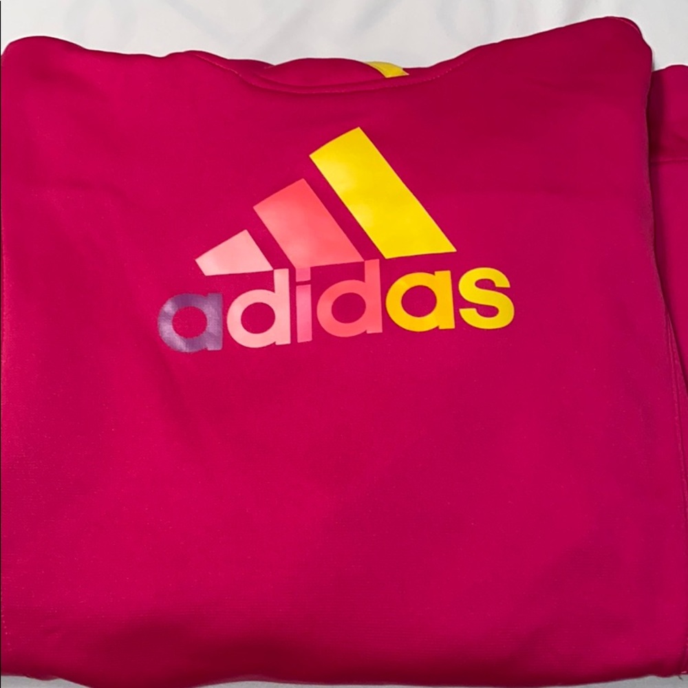 Magenta Adidas Fleece-lined Sweatshirt ClimaWarm